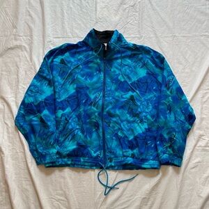 Vintage USA made Speedo windbreaker zip up jacket Mens XL